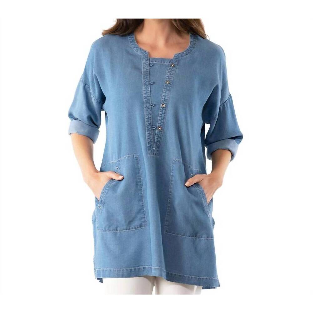 Stella Carakasi Light Blue Denim Tunic Top